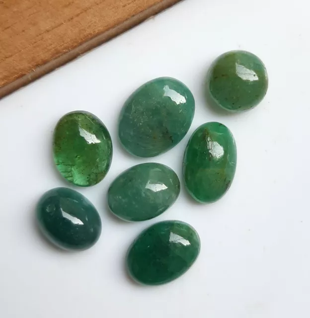 7 piezas mezclan piedras preciosas de esmeralda verde natural, esmeralda...