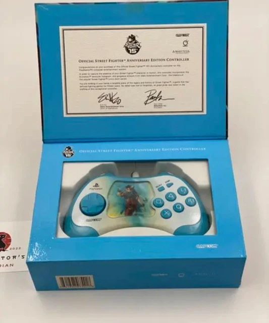 Manette PlayStation 1/2 – Édition 15th Anniversary Street Fighter – Comme Neuve – PAL