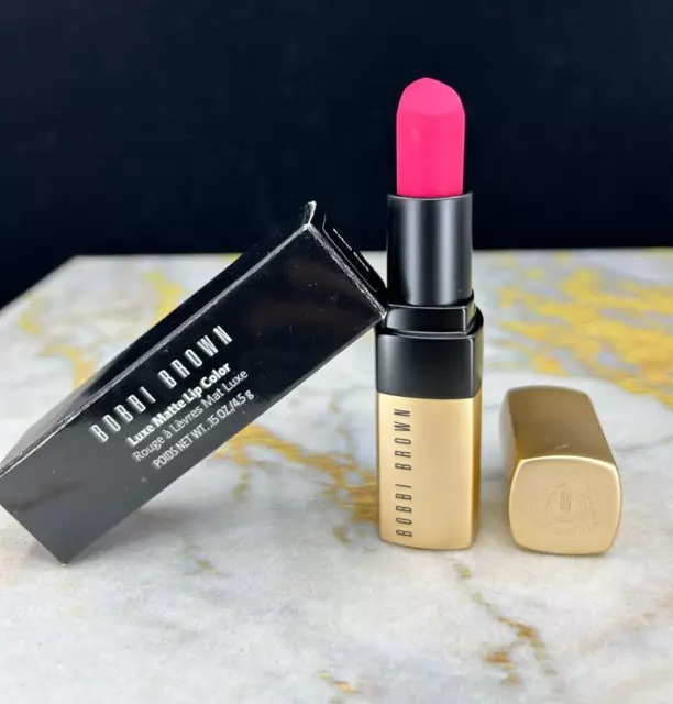 Bobbi Brown Luxe Matte Lip Color - 0.15oz/4.5g #REBEL ROSE - NIB