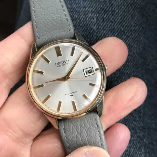 LOVELY VINTAGE 1960S Seiko 7005-2000 17J automatic gold plated watch EUR  92,84 - PicClick FR
