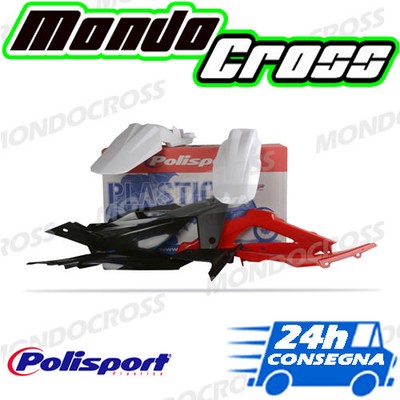 Polisport POLISPORT KIT PLASTICHE COMPLETE ENDURO BIANCO ROSSO HUSQVARNA 450 TE 2008-2008 