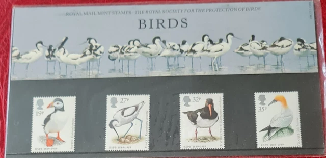 GB -Royal mail - 1989 - "BIRDS"  Presentation pack (No 196) -MNH