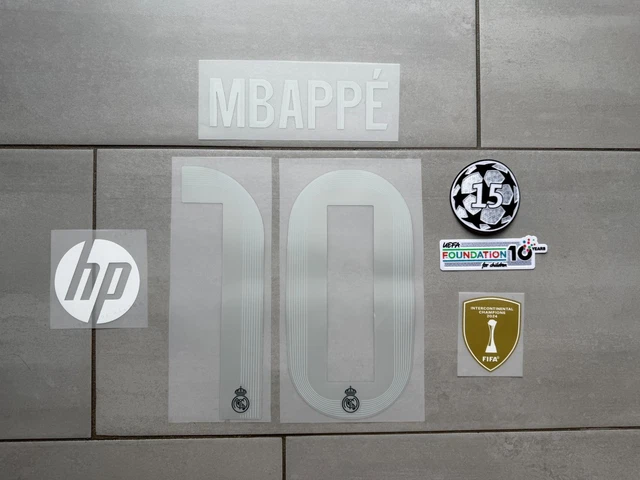 2024/25 Real Madrid Mbappé 10 Hjemmedrakt Perfekt for Barn