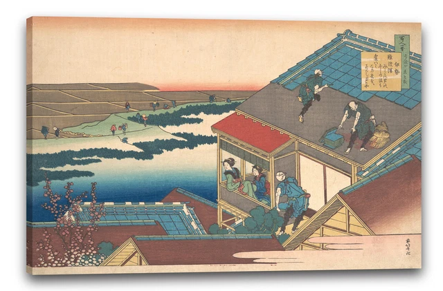 Crédence cuisine fond de hotte Katsushika Hokusai, Sous la vague au