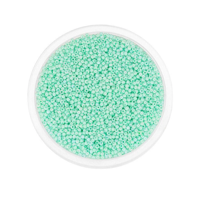 500 Pcs 2Mm Green Charm Czech Glass Beads For Diy Bracelet Handicraft Jewelry
