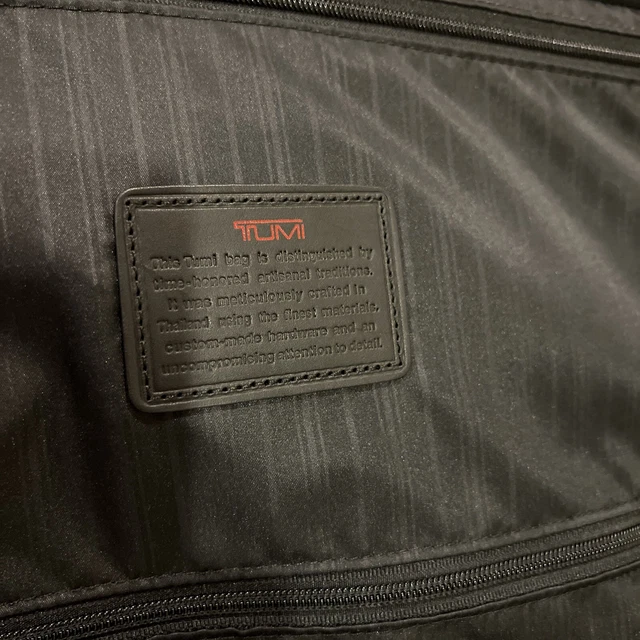 TUMI Alpha Ballistic Nylon Wheeled Garment Bag Luggage 22032DH 25x24x13 Bi Fold 8