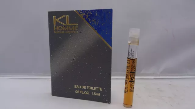 KL Homme by PARFUMS LAGERFELD EDT .05 oz  LOT OF 10
