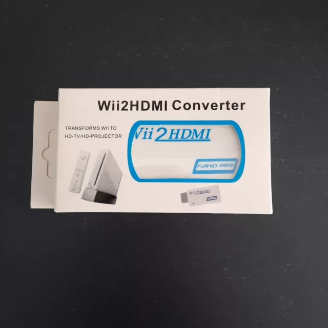 Musou Adaptateur Wii HDMI Wii2HDMI Signal Vidéo Convertisseur Full HD  1080p les Prix d'Occasion ou Neuf