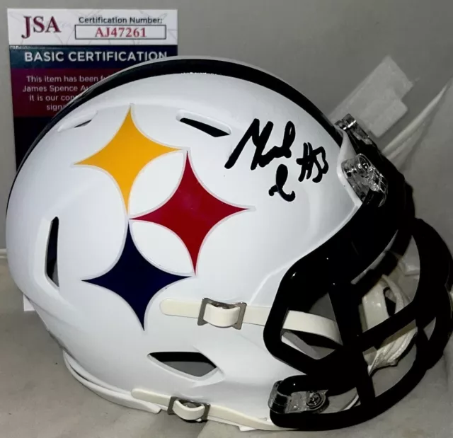 Maurkice Pouncey signed Pittsburgh Steelers Amp mini helmet autographed JSA
