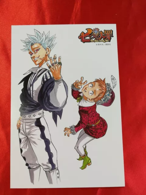 The Seven Deadly Sins Card Japanese Anime Manga Nanatsu No Taizai Meliodas  Ban