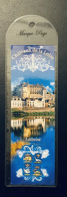New- Bookmark French Castle Amboise Châteaux De La Loire