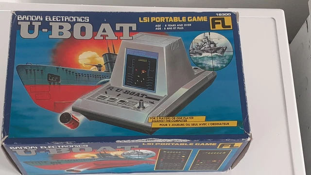 JOUET VINTAGE BANDAI ELECTRONICS 1982 FL U-BOAT EN BOITE Fonctionne