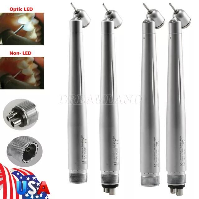 NSK Style Dental PANA-MAX High Speed Handpiece 2/4Hole 45 Degree/LED E-generator