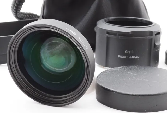 Ricoh GW-1 Wide Conversion Lens w/ GH-1 For GR Digital I & II [Exc+++] #1474A