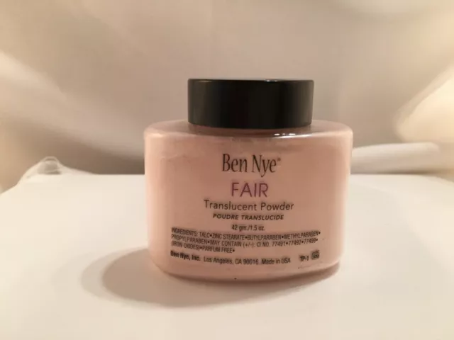 Ben Nye Fair Neutral TRANSLUCENT Powder 1.5oz Authentic Luxury Face Makeup