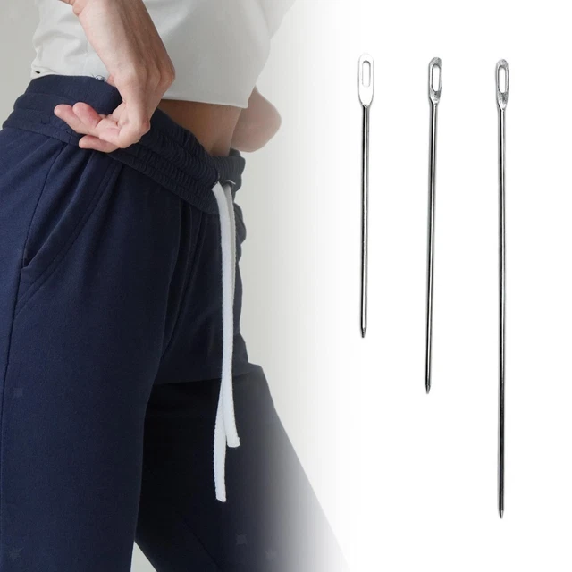 Loop Turner Hook Large Eye Sewing Needle for Crafting Weaving Yarn Knitting