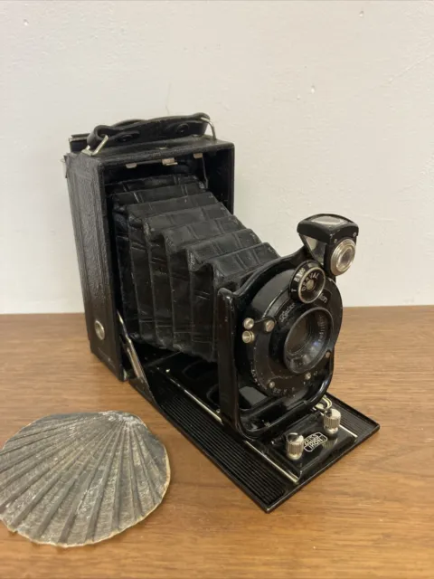 Alte Zeiss Ikon Kamera Derval Novar 1:6,3 F=10,5 Cm Camera Lens Old Vintage K4