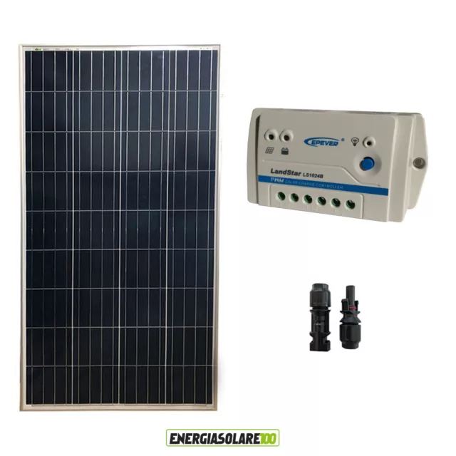 Kit Photovoltaik SolarPanel 150W 12V PWM-Laderegler 10A 12V EPSOLAR LS RV Boot G