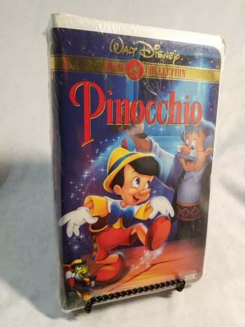 Walt Disney Classic Pinocchio VHS 60th Anniversary Edition Gold Collection NEW