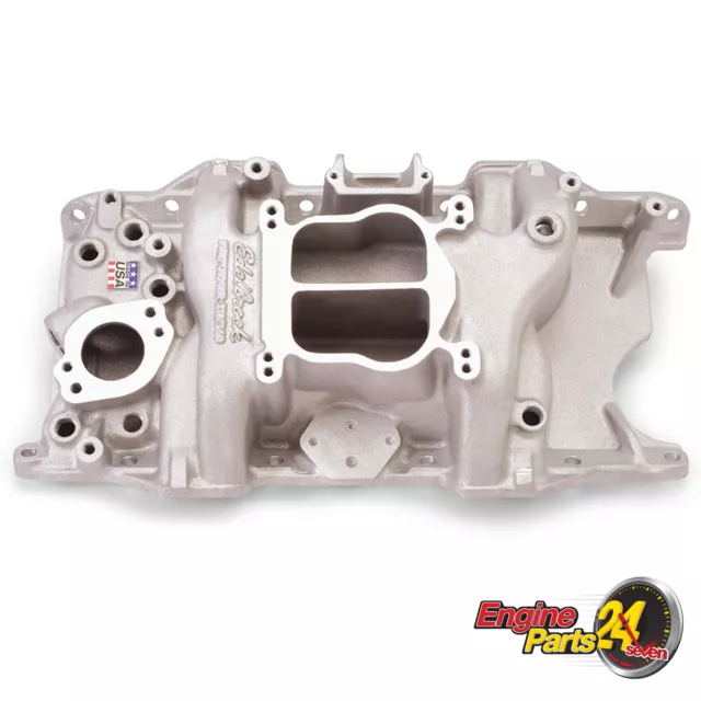 Chrysler La 318 340 360 Intake Inlet Manifold Edelbrock Performer 2176