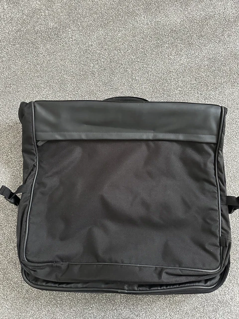 TRIPP BLACK CANVAS Garment Suit Carrier Fold Over Travel Bag