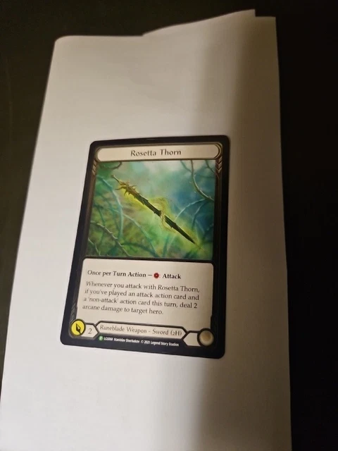 Verdance, Thorn of the Rose 【Cold Foil】 Verdance, Thorn of the Rose (Marvel) - Rosetta - Flesh and