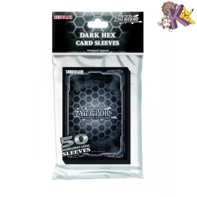 Protège-cartes Yu-Gi-Oh! Sleeves SMALL x50 KONAMI : Dark Hex