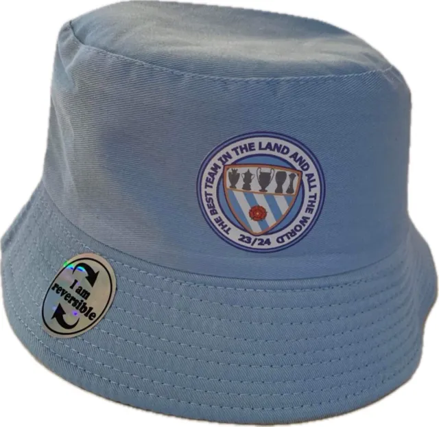 City Hats Bucket Sun Hat 5 Cups Winners  Champions Of The World From Manchester
