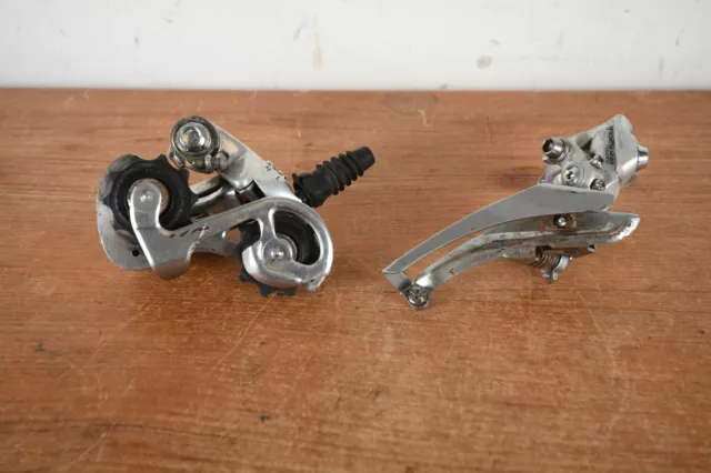 Shimano RX100 Front Triple Clamp A553-ST Derailleur Rear Rd-A550 7 Speed