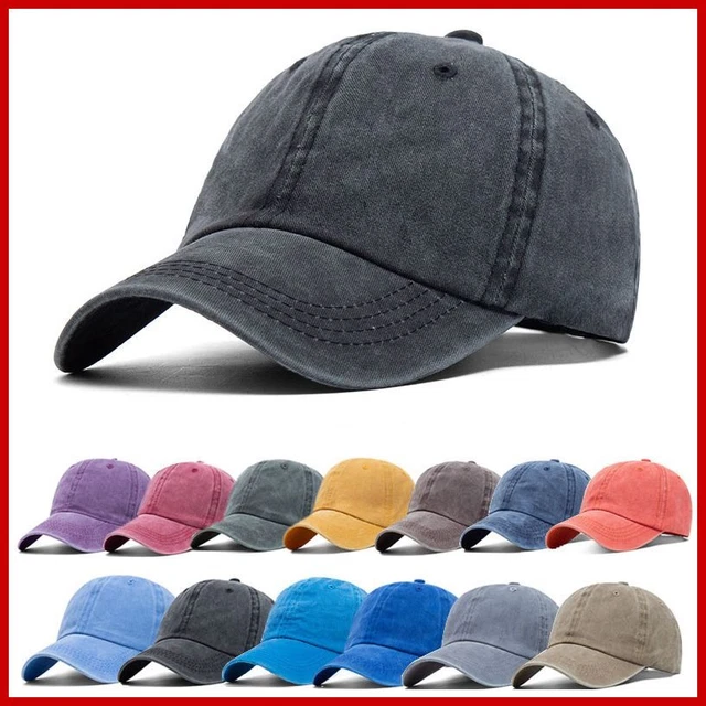 Casquette de baseball vintage unisexe pour hommes et femmes, printemps, été,..