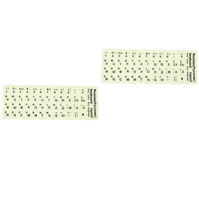 2x Laptop Keyboard Decals Keyboard Decorative Accessories
