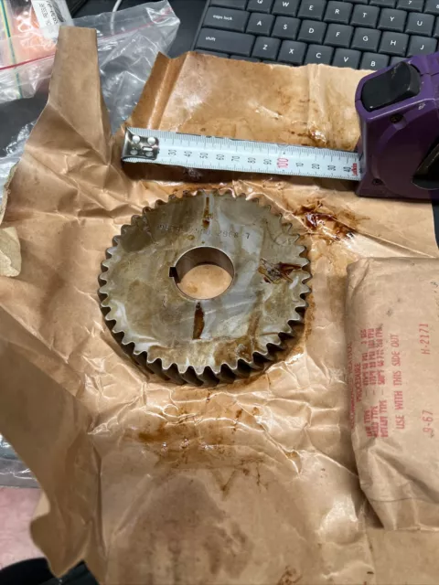 Qty 3 Helical drive gear nsn 3020-00-671-8017 Made In 1968