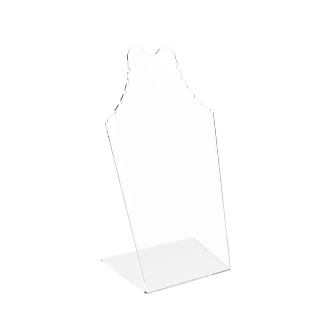 Clear Acrylic Plexiglass Necklace Jewelry Stand Countertop Display 11620-7B
