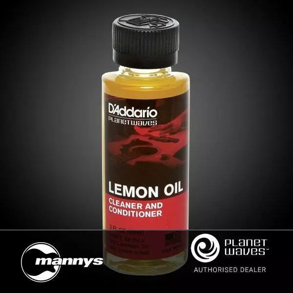 D'Addario Lemon Oil Fretboard Cleaner/Conditioner 2oz