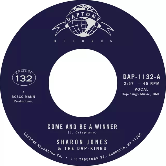 Sharon Jones & Dap-Kings - Come And Be A Winner - Daptone Northern Soul 45 HEAR