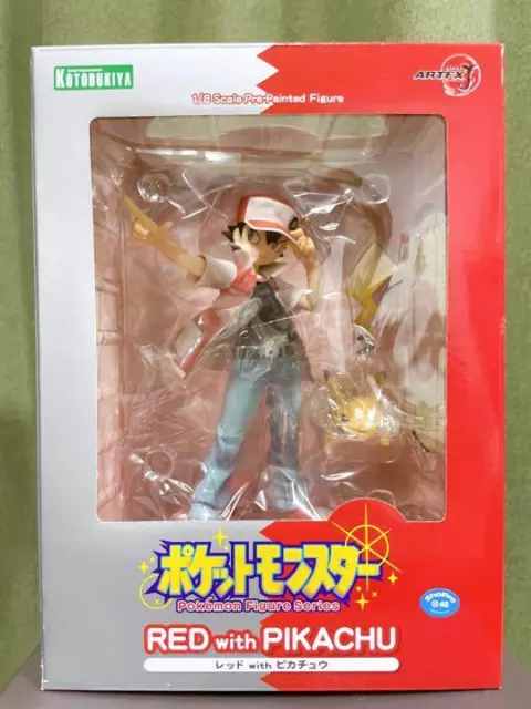 KOTOBUKIYA Pokemon Series Red with Pikachu ARTFX J 1/8 Scale Figure Japan