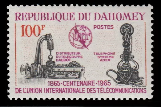 Dahomey #YT222 MNH 1965 UIT Bardot Telegraph Telephone [202]