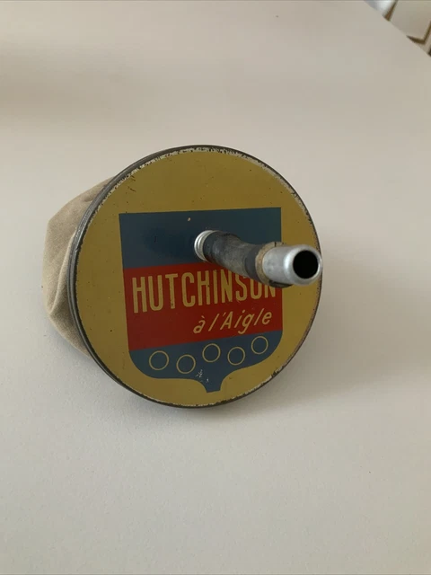 ANCIENNE PETITE BOITE Tole Lithographiee Pneus Michelin Garage