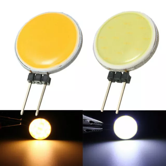 G4 LED COB DC12V Scheinwerferlampe 3W 5W 7W 10W Kalt/Warmweiß 18 30 63 leds 2