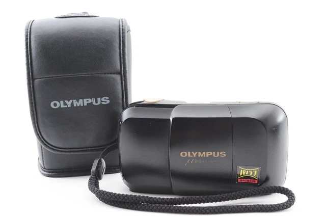 ✨MINT✨ Olympus μ Mju Panorama Black 35mm Point & Shoot Film Camera JAPAN S470