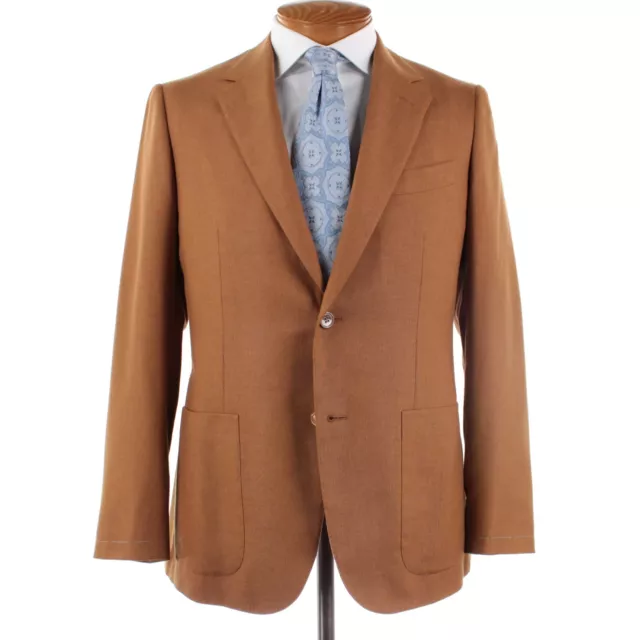 Sant'Andrea NWT Silk / Cashmere Sport Coat Size 52R (42R US) In Solid Vicuna
