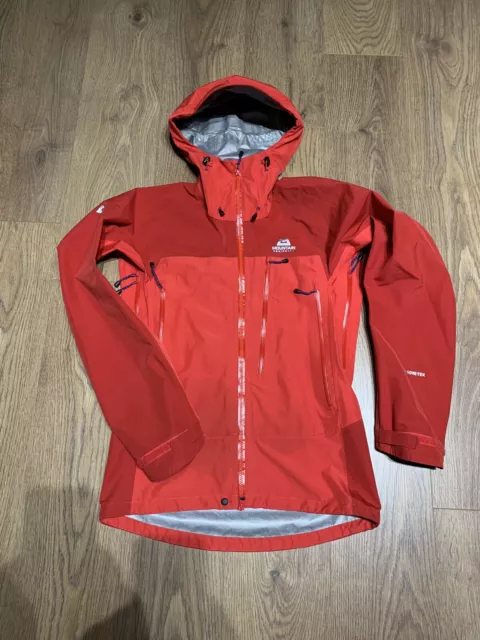 Mountain Equipment Men’s Makalu Gore-Tex Waterproof Jacket Size Small Red