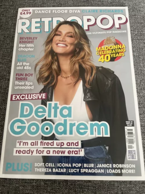 Retropop Magazine DELTA GOODREM - Sept 2023 - Deacon Blue, Madonna, Blur