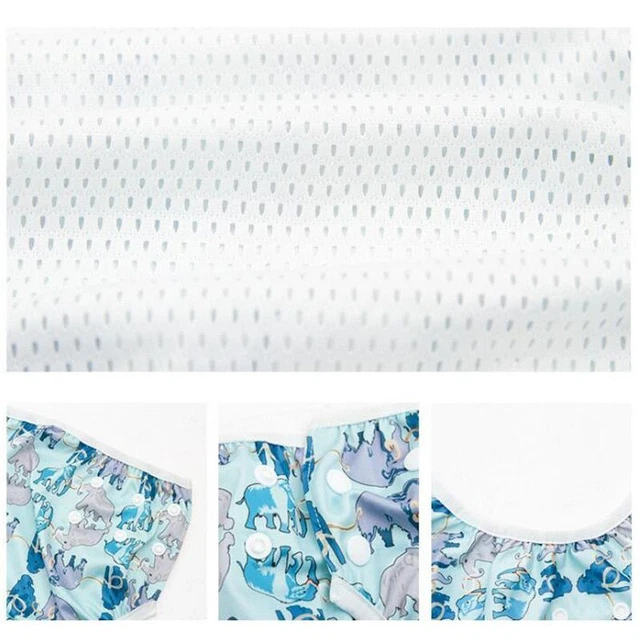 Diaper Cover Baby Swimming Waterproof Cloth Nappy Adjustable Pant Infant Toddler 12