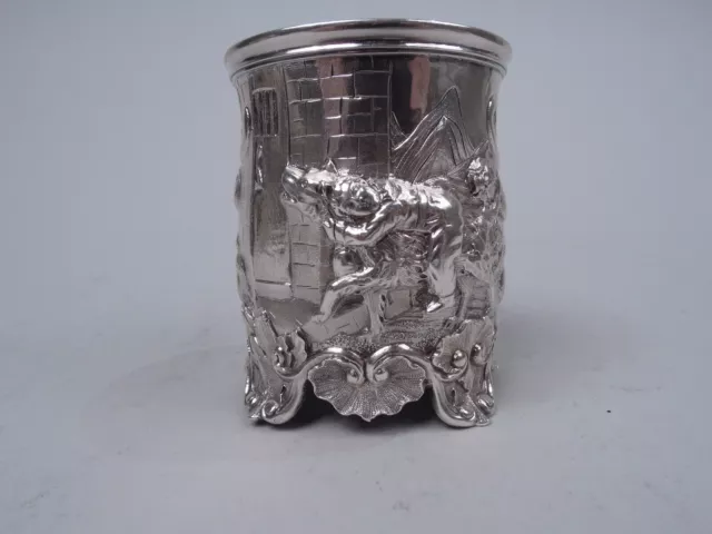 William IV Mug Georgian Christening Baby Cup English Sterling Silver 1837