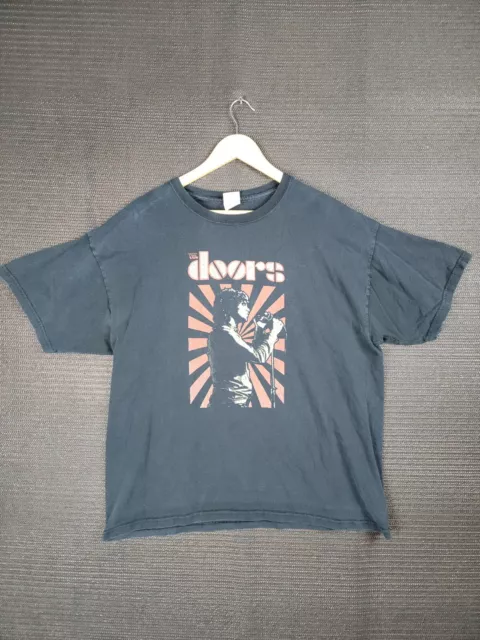 The Doors T-shirt size XL Jim Morrison faded music rock singing art