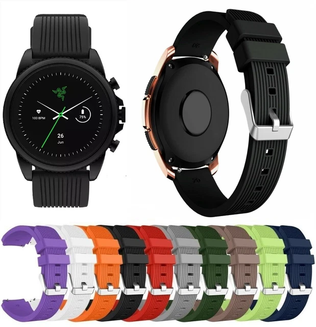 Watch Strap For Fossil Gen 5/6 Carlyle/Garett/Julianna/HR Q Series Silicone