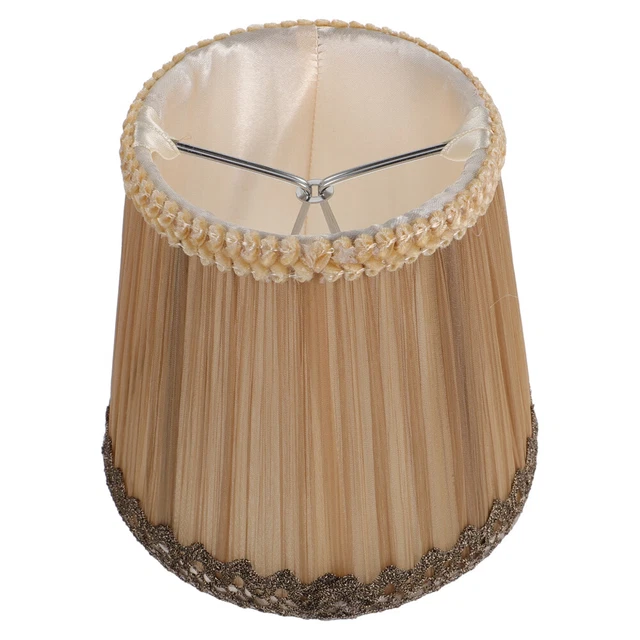 Paralume In Tessuto Verde A Forma Di Botte - Per Lampade Con Attacco E14, Design Decorativo - Foto 7