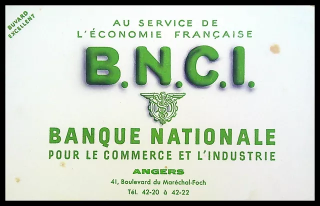 Buvard Publicitaire, B.N.C.I. Banque Nationale pour le commerce et l'Industrie