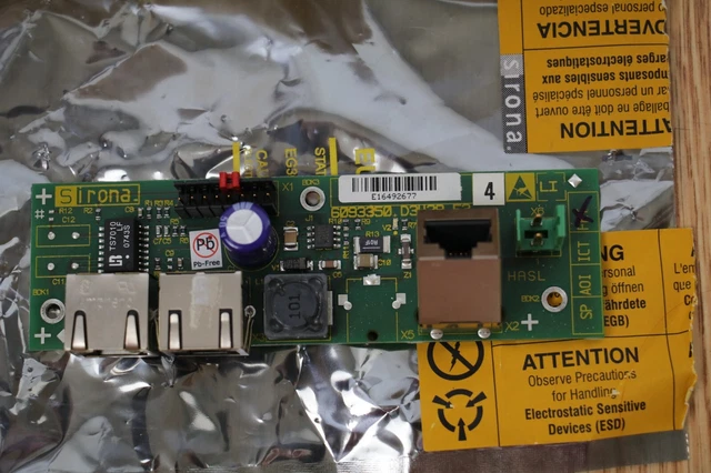 Sirona Cerec 6148386 inLab MC XL LAN Interface PCB Module 6093350 D3439
